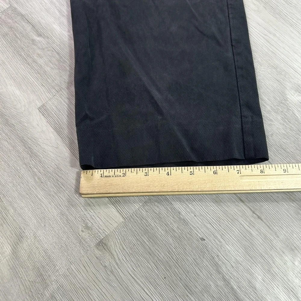 Tommy Bahama Pants Mens 38x30 Black Silk Cotton Chino Relaxed Fit Casual